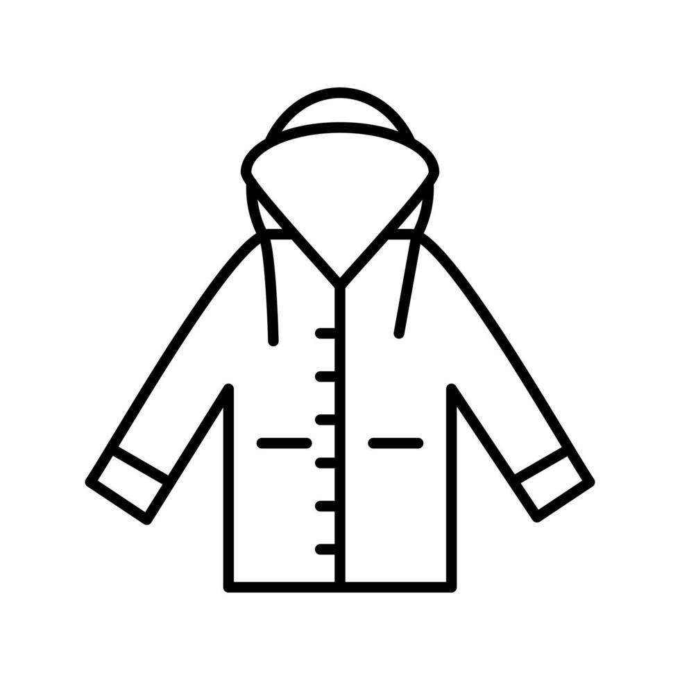 Raincoat Vector Icon