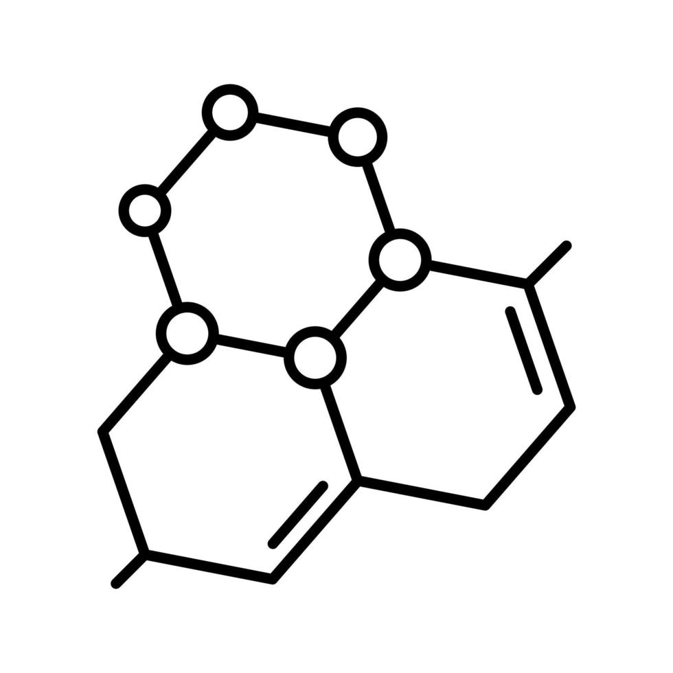 icono de vector de molécula