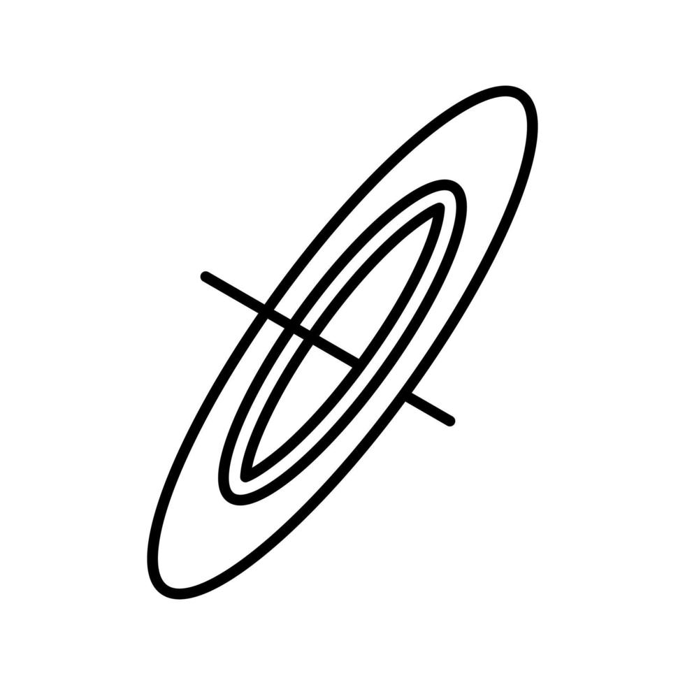 Black Hole Vector Icon