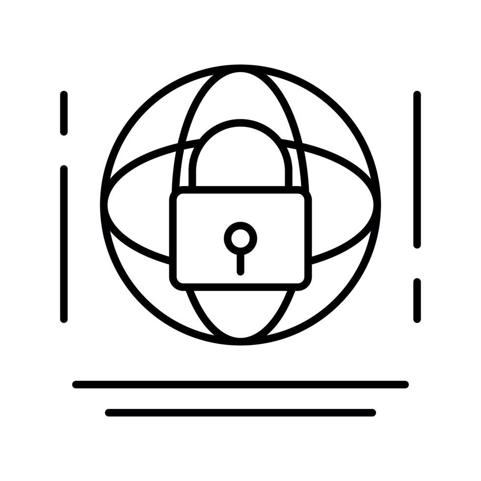 Internet Security Vector Icon