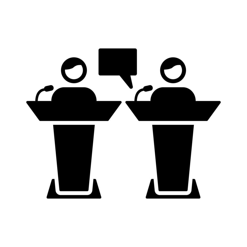 Debate Vector Icon