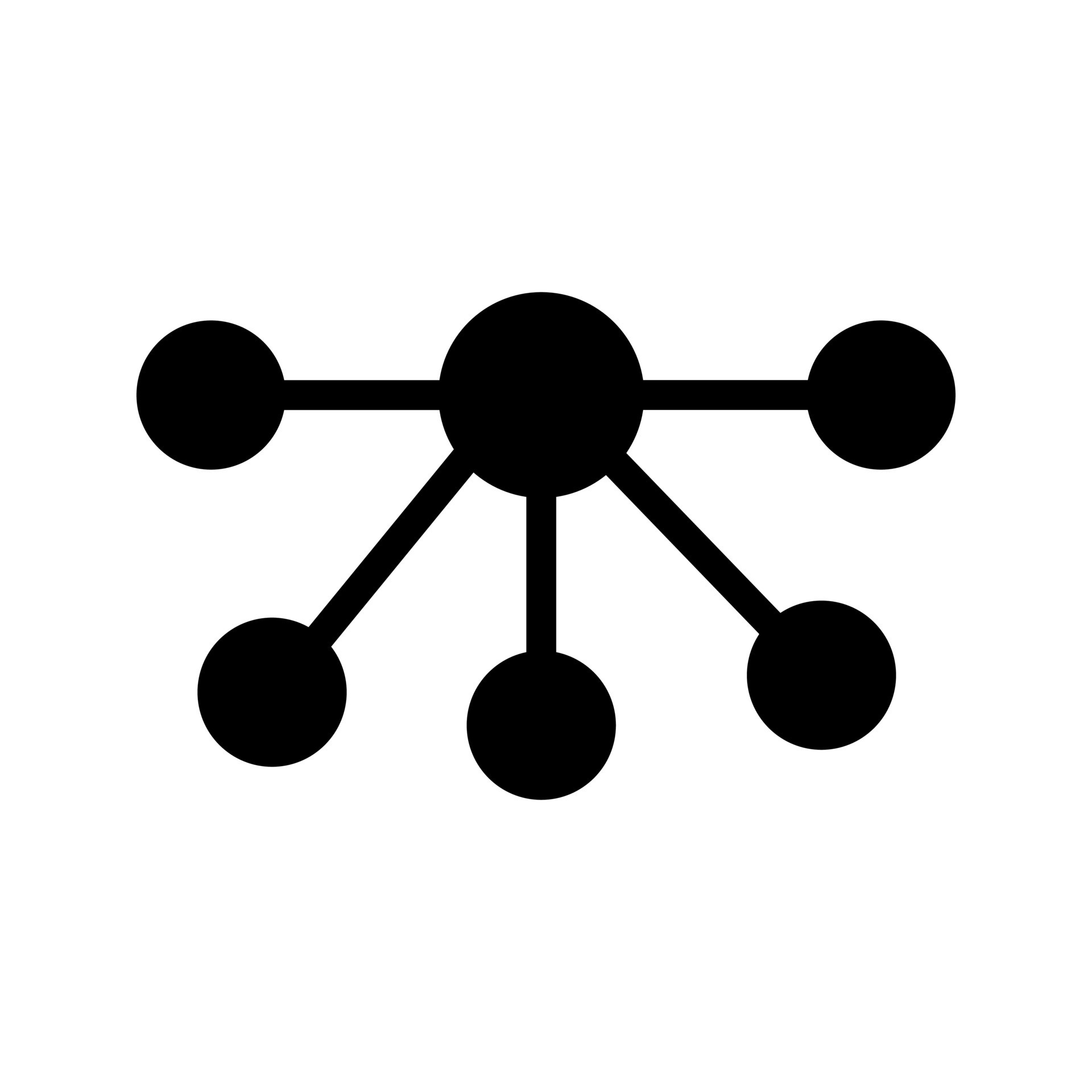 Nodes Vector Icon 14717188 Vector Art at Vecteezy
