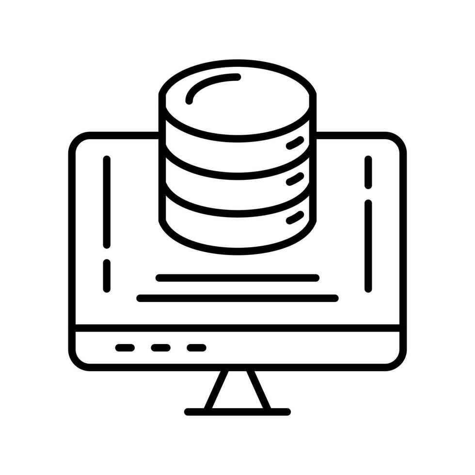 Data Storage Vector Icon