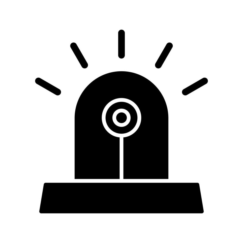 Unique Siren Vector Icon