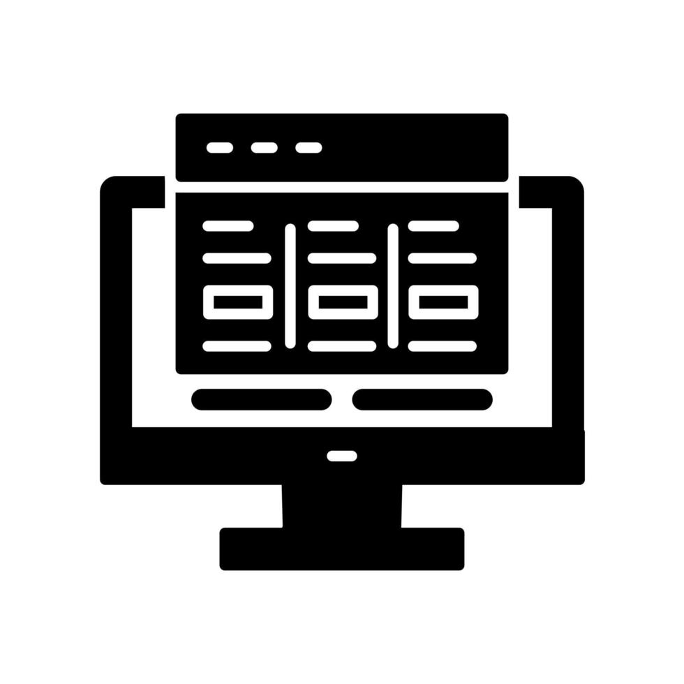 Layout Vector Icon