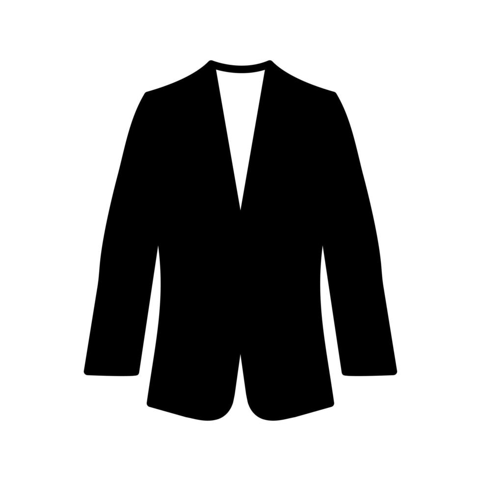 icono de vector de traje