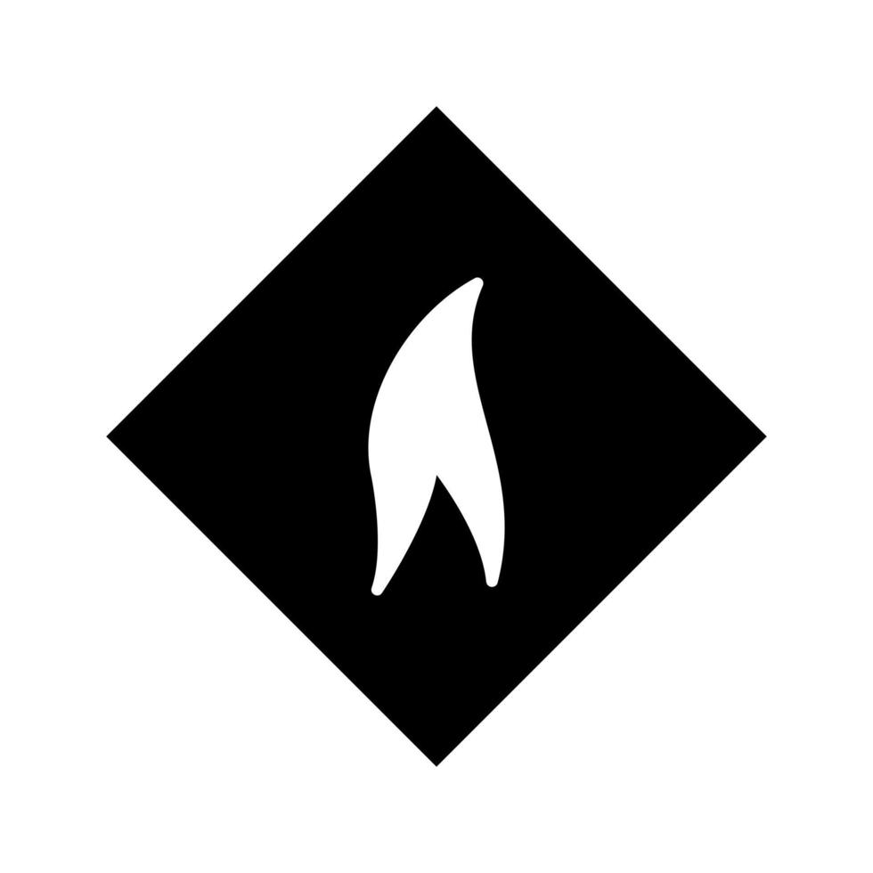 Flammable Material Vector Icon