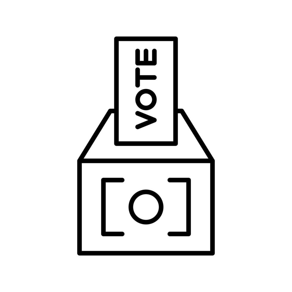 icono de vector de voto