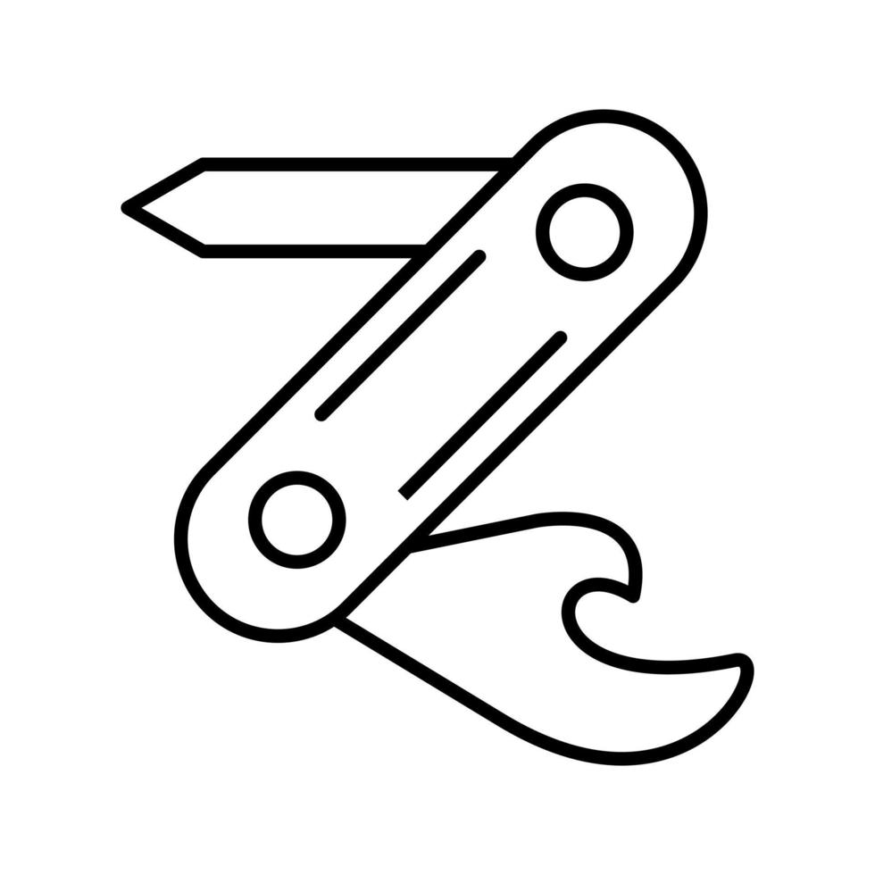 Swiss Army Knife Vector Icon