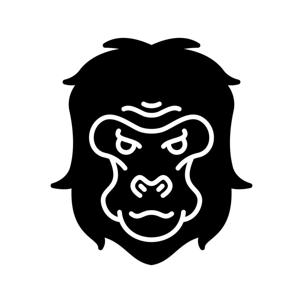 Gorilla Vector Icon