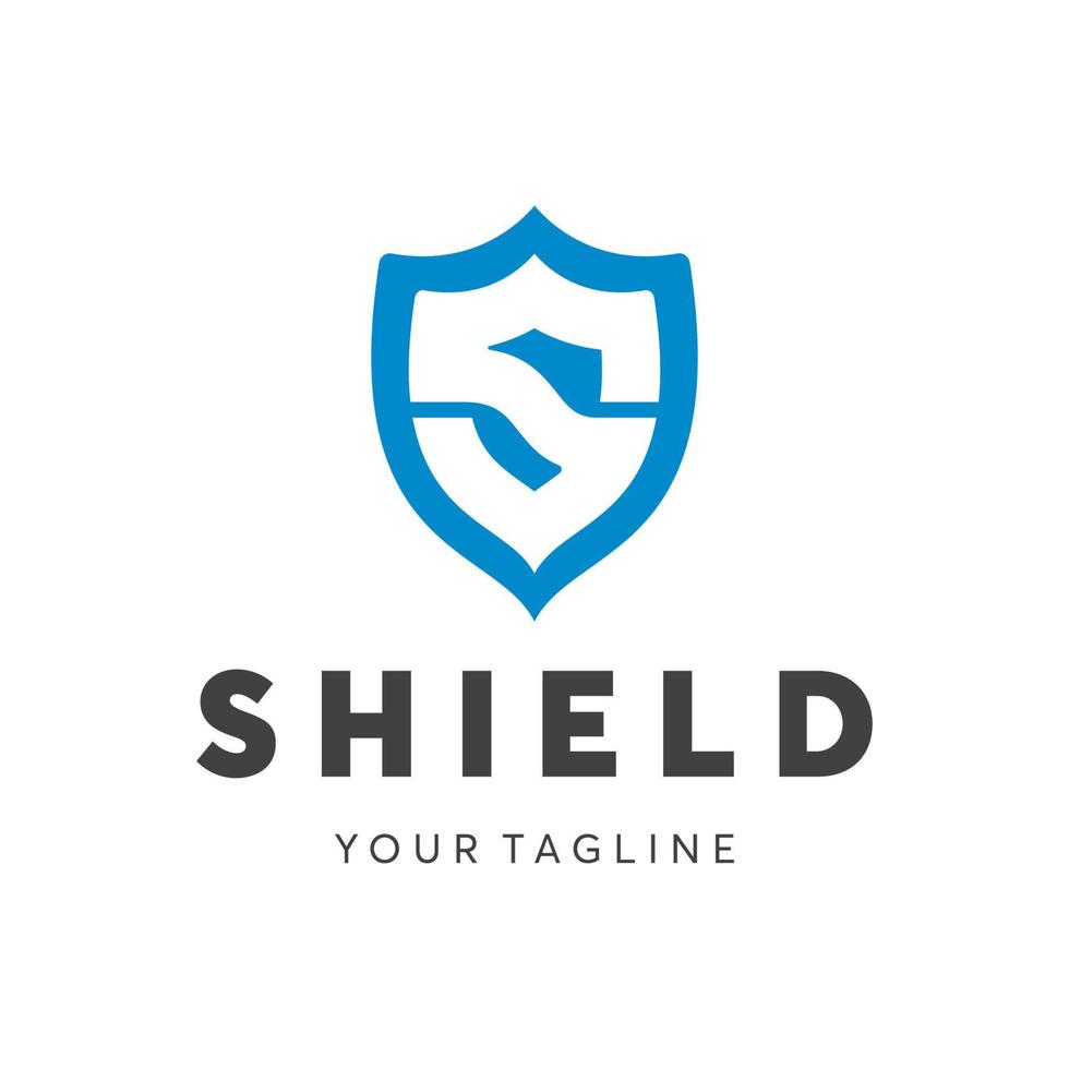 Shield Company Logo Design Template Inspiration vector