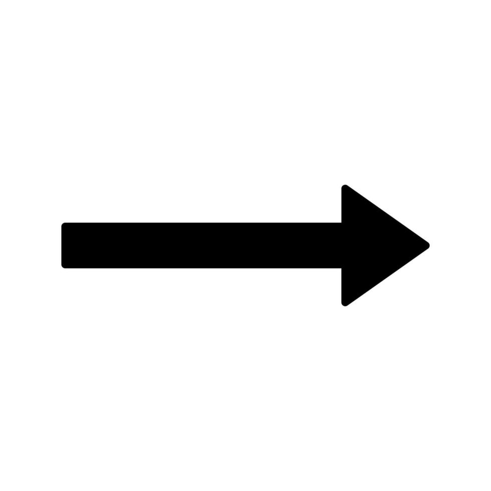 Unique Right Arrow Vector Icon