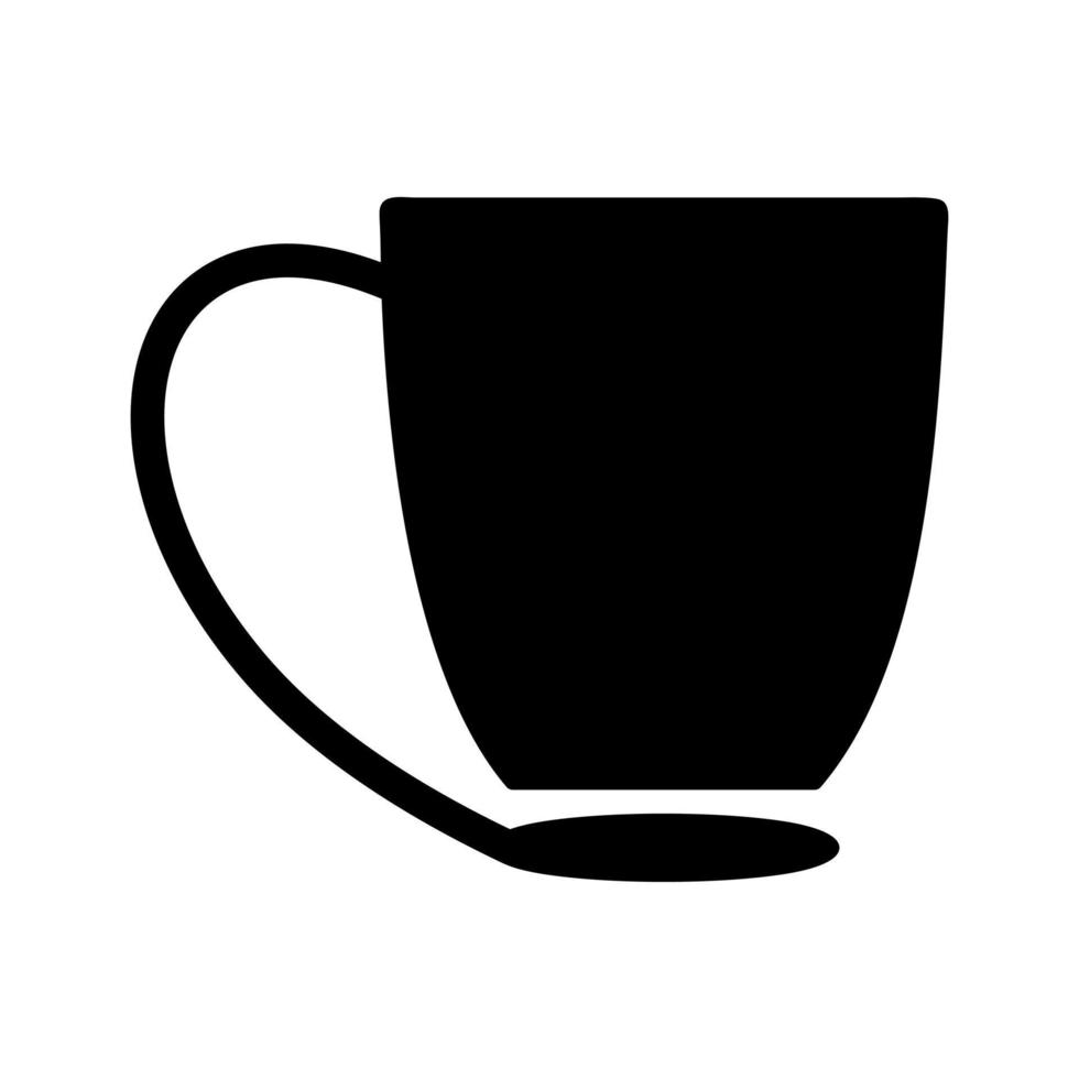 icono de vector de taza de café