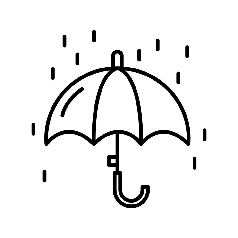 Raining Vector Icon