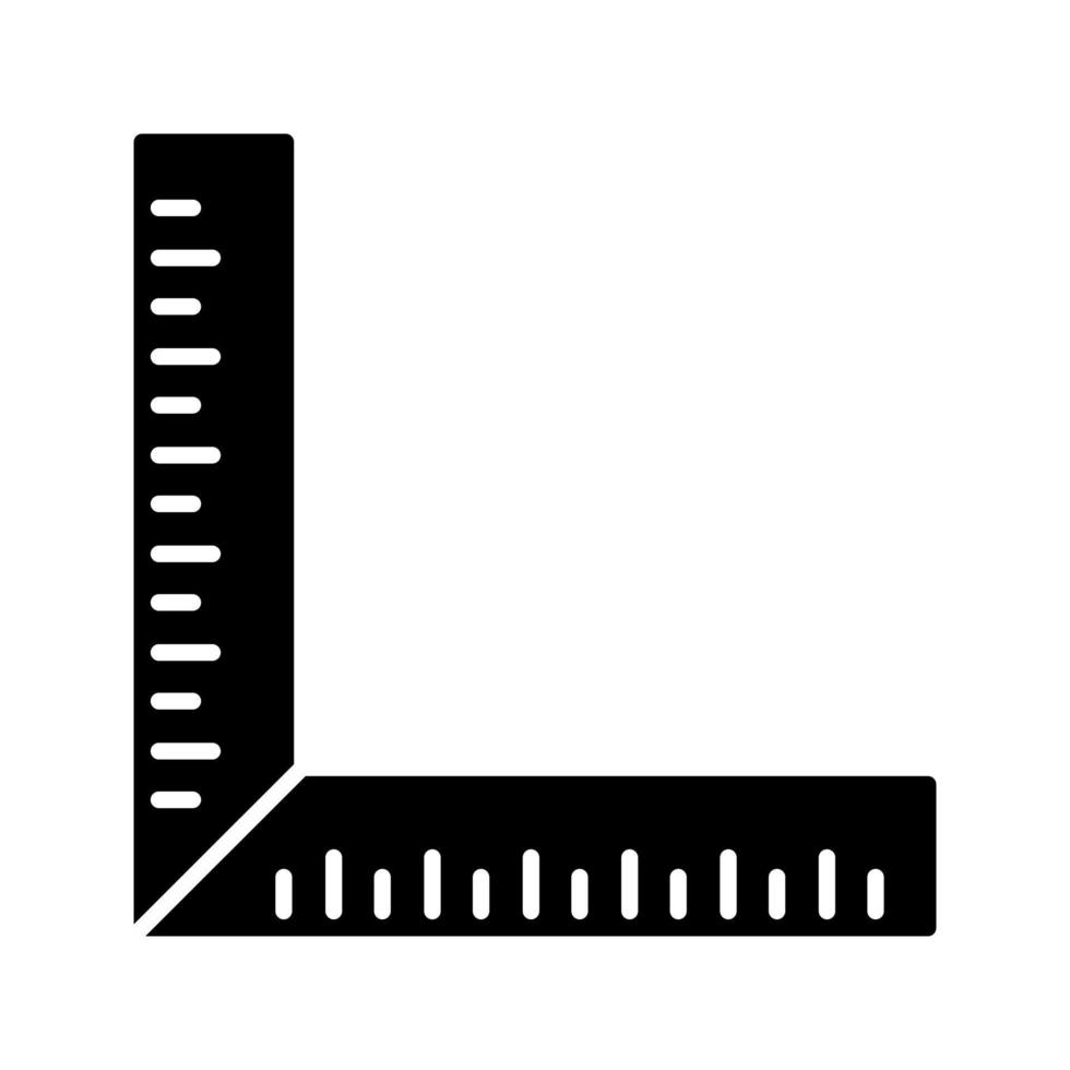 square Ruler Vector Icon