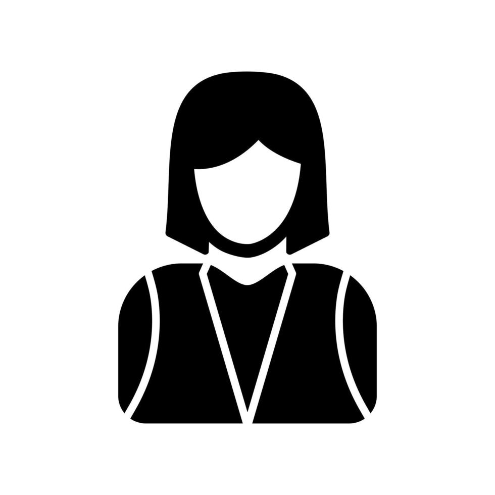 Elegant Lady Vector Icon