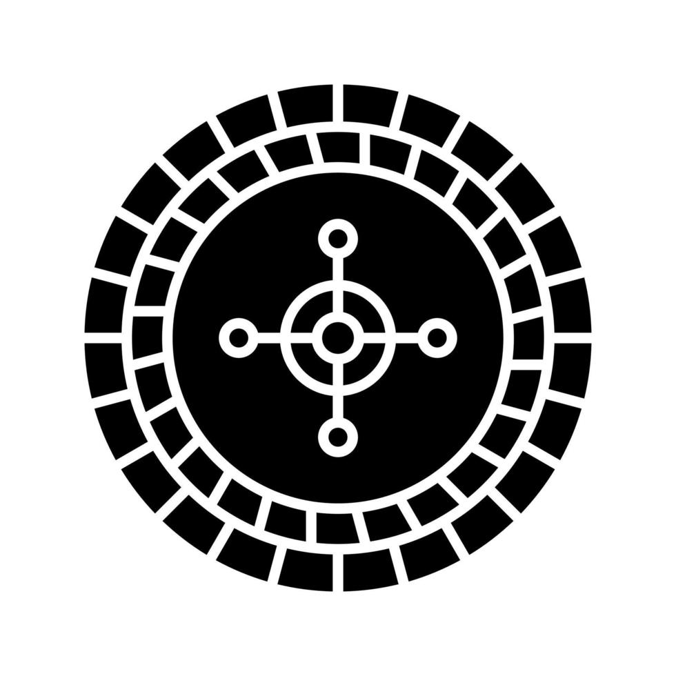 Roulette Vector Icon
