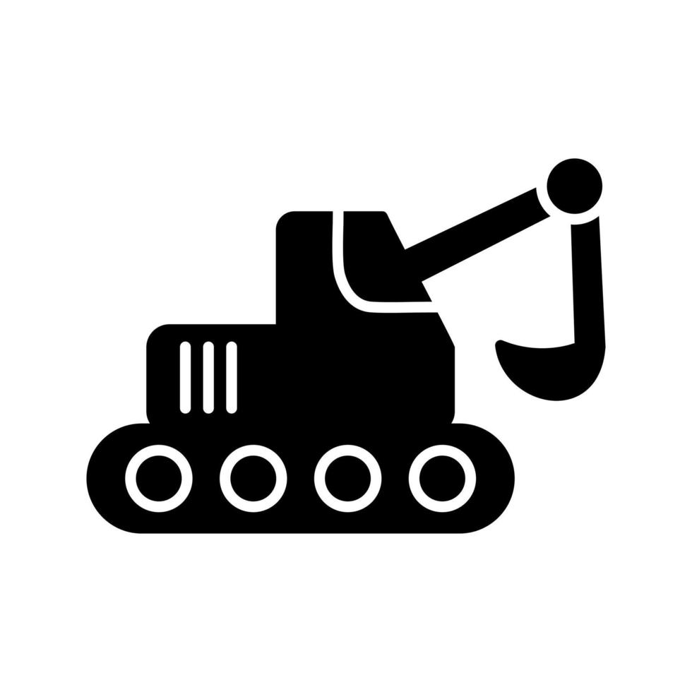Escavator Vector Icon