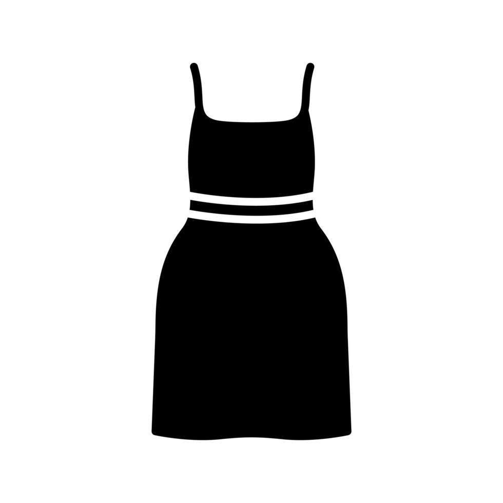Cocktail Dress Vector Icon