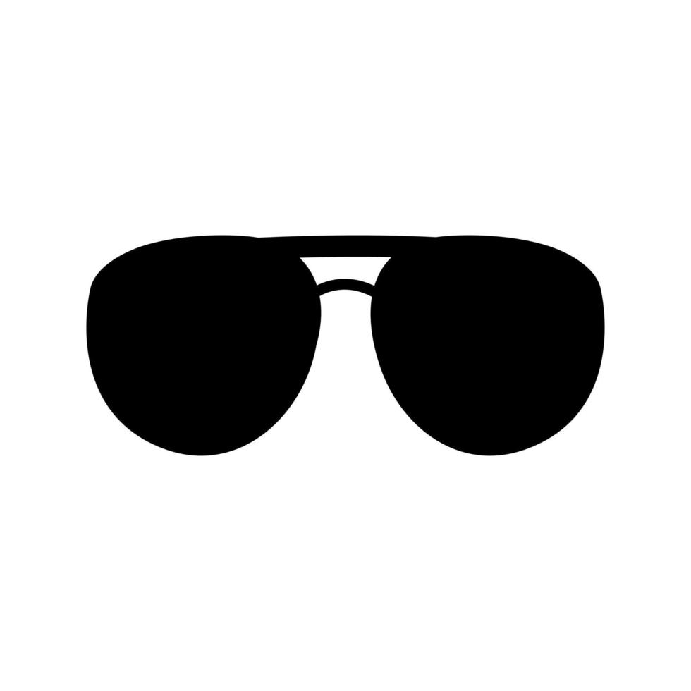 icono de vector de gafas únicas