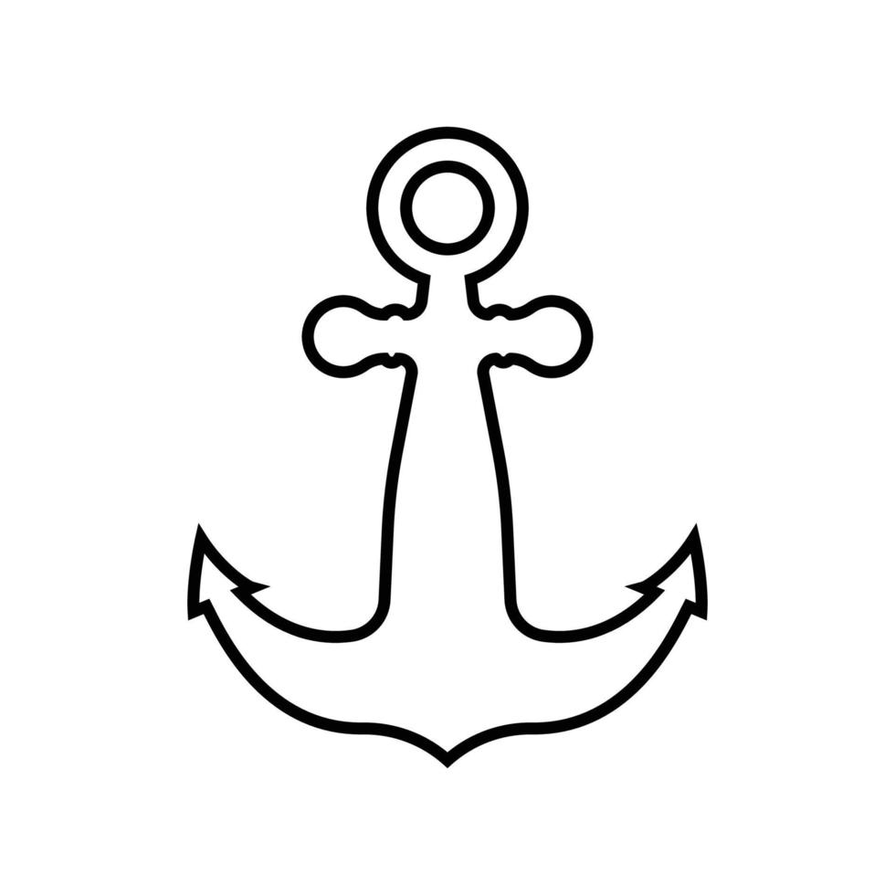 Anchor Logo vektor vector