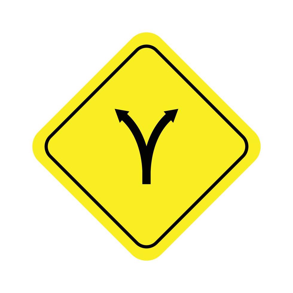 fork in the road logo vector