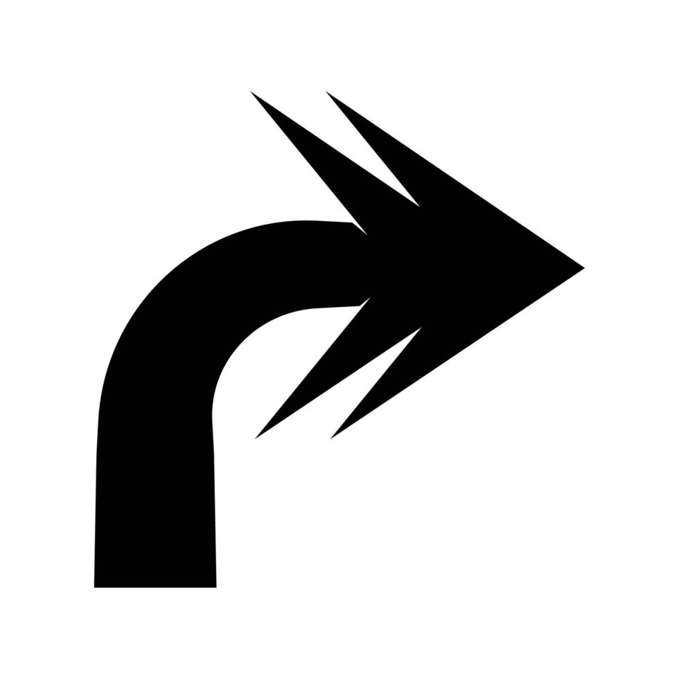 turn arrow icon set vector