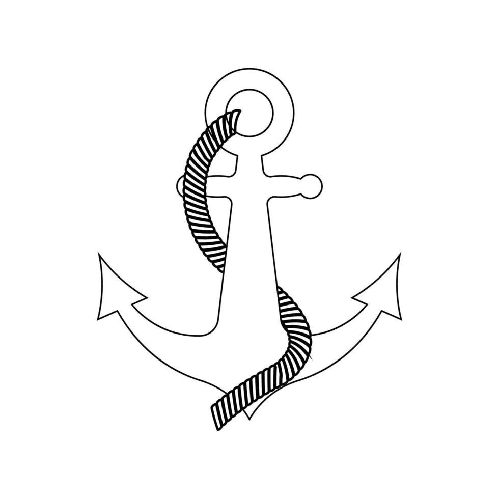 Anchor Logo vektor vector