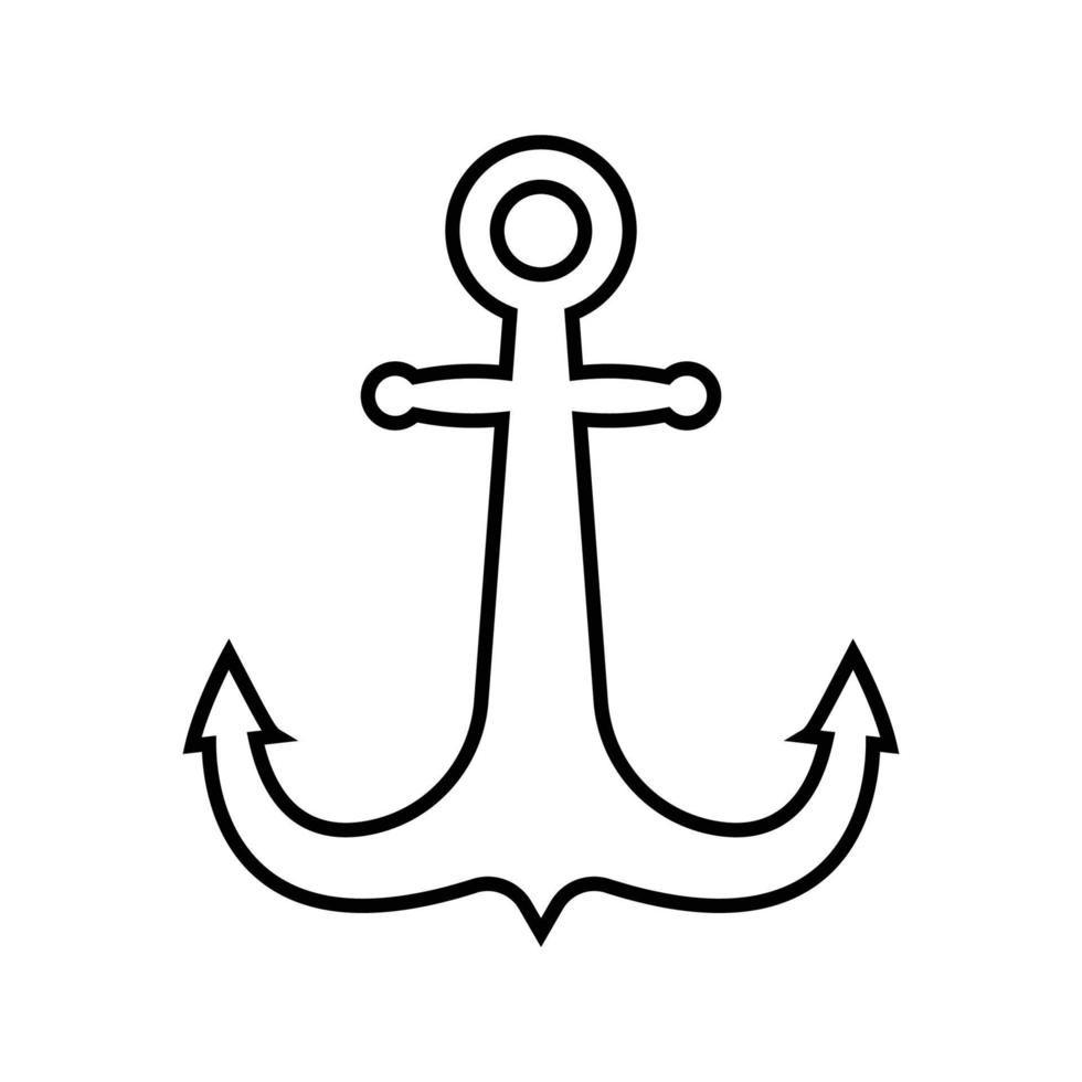 Anchor Logo vektor vector