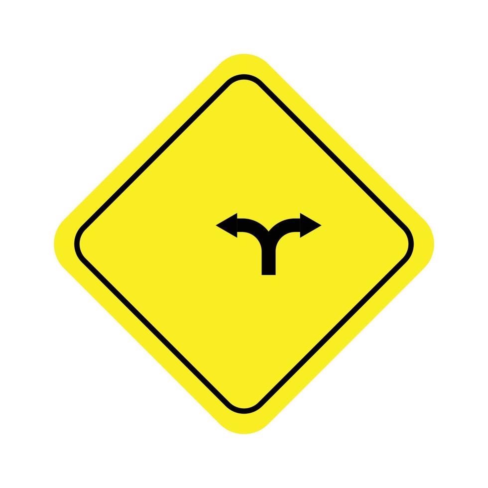 fork in the road logo vector