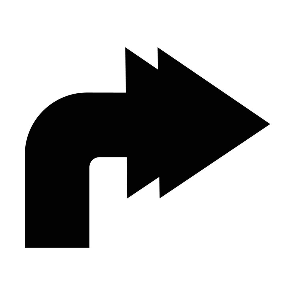 turn arrow icon set vector
