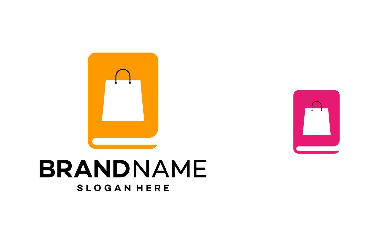book shop logo template illustration vector
