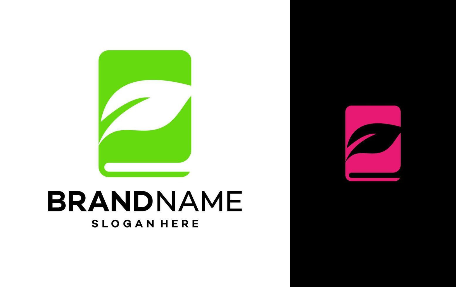 nature book logo template illustration vector