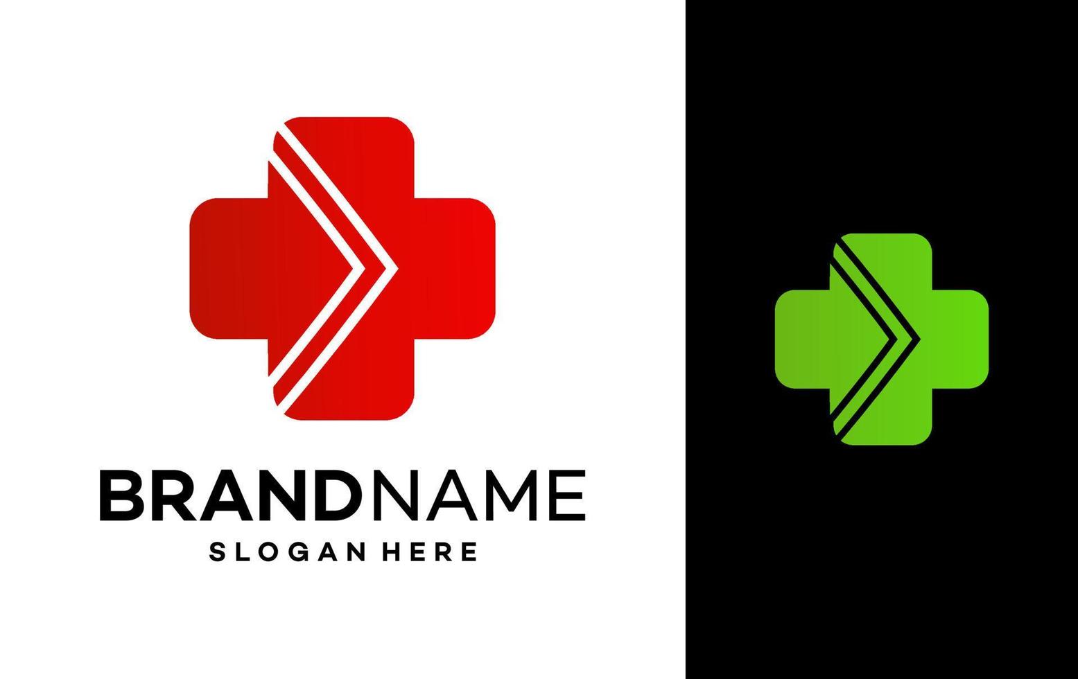 abstrack medical logo template illustration vector