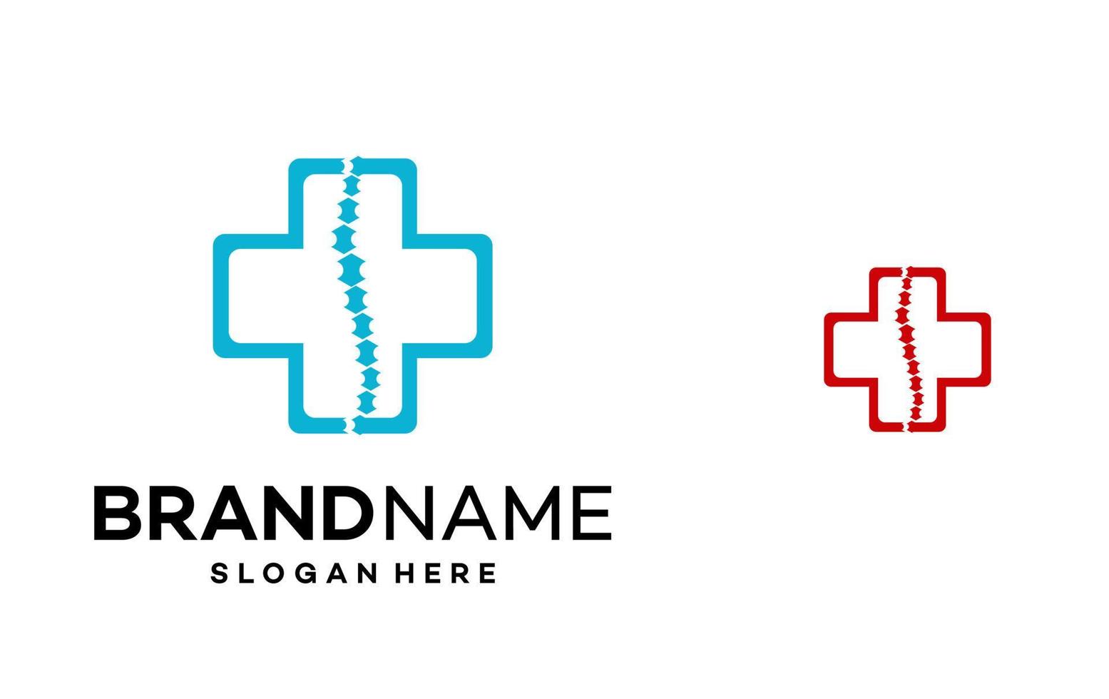 abstrack medical logo template illustration vector