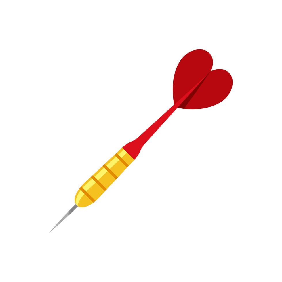 red dart vector flat design