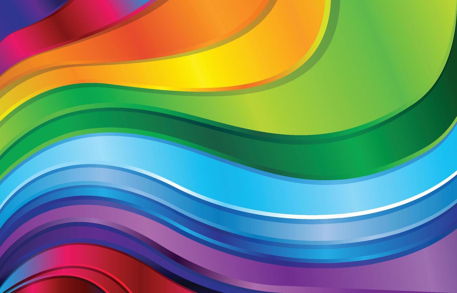 Rainbow Color Background Concept vector