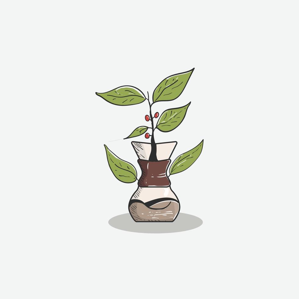 copia vectorial de la planta vector