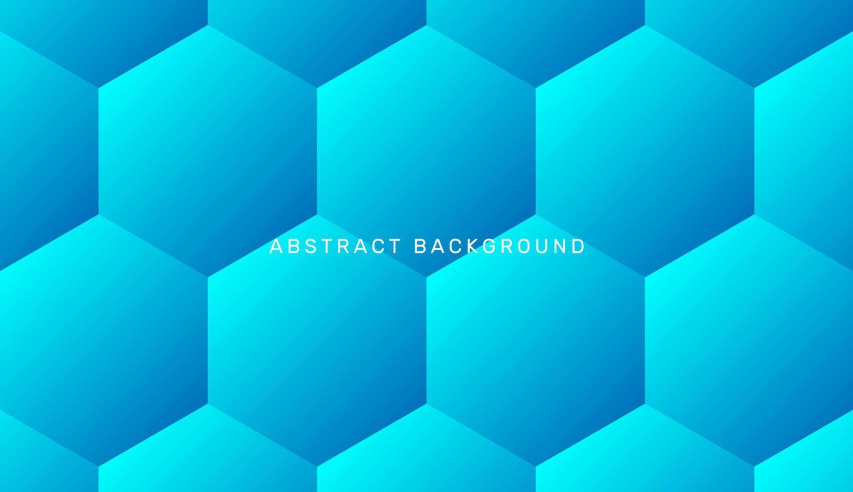 Abstract polygon background in blue gradient color vector