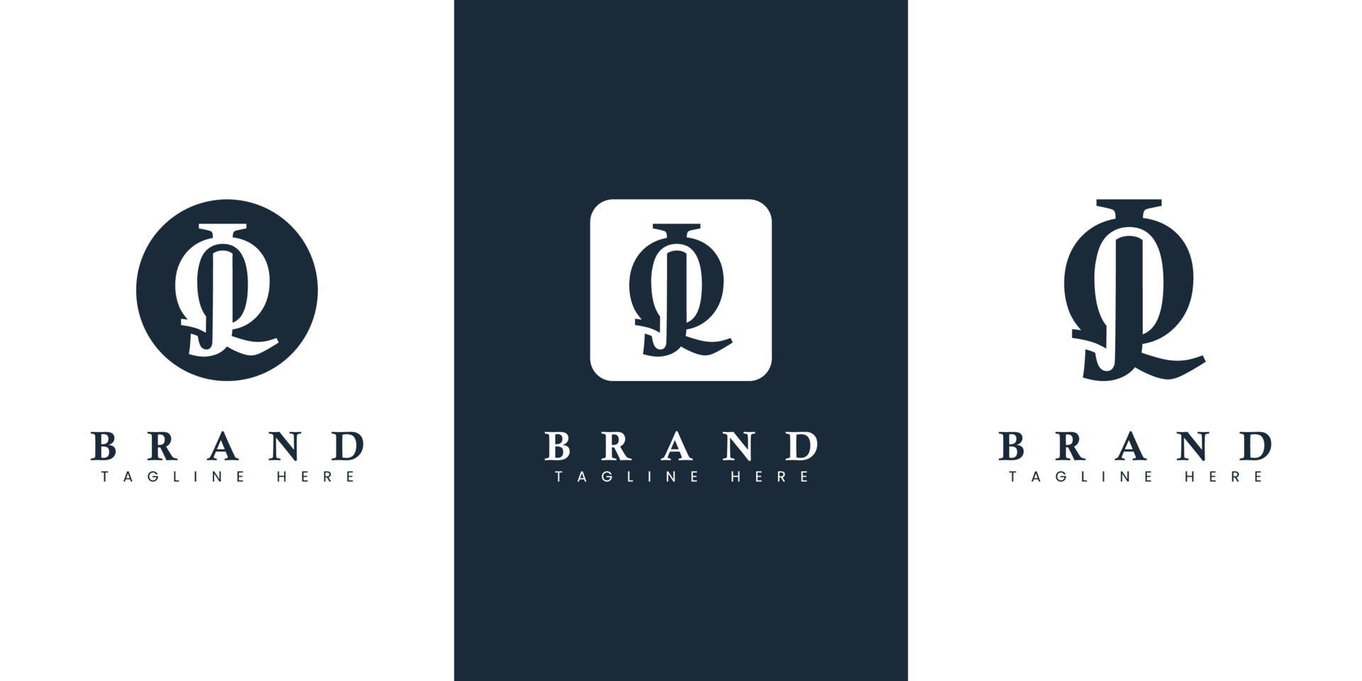 Modern and simple Letter QJ Logo, suitable for any business with QJ or ...