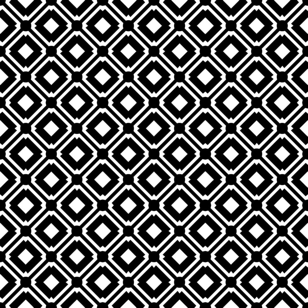 Black and white seamless pattern texture. Greyscale ornamental graphic design. Mosaic ornaments. Pattern template. vector