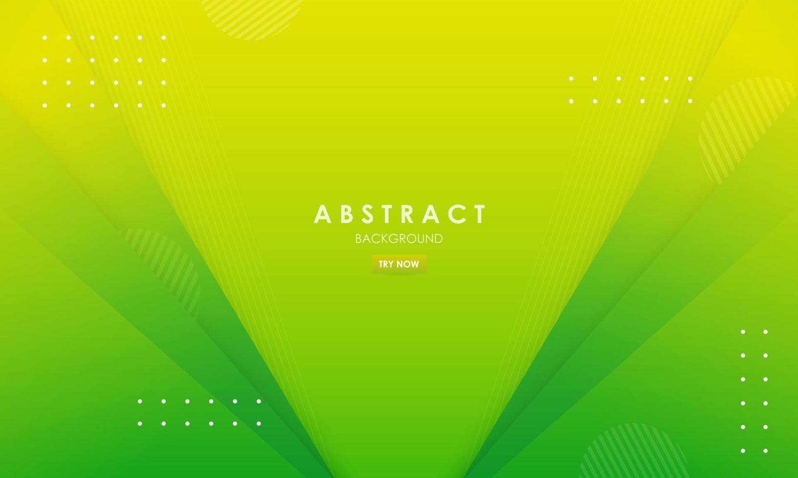 Modern gradients green and yellow color background vector