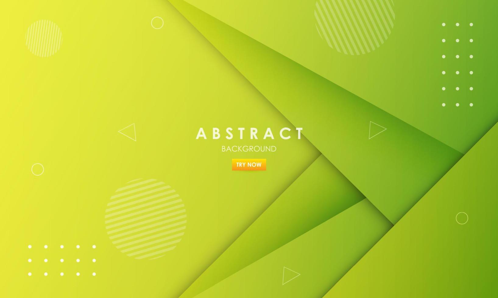 Modern gradients green and yellow color background vector