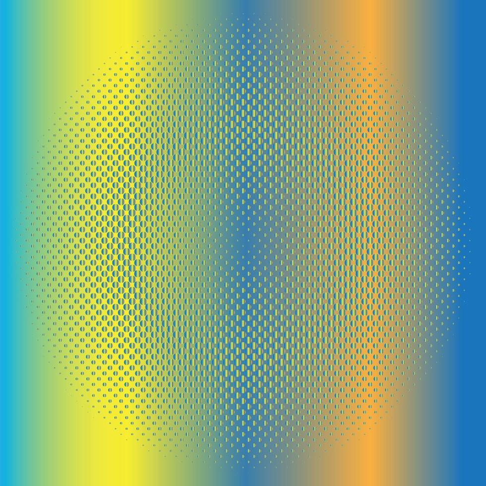 Halftone Pattern Design with background vector