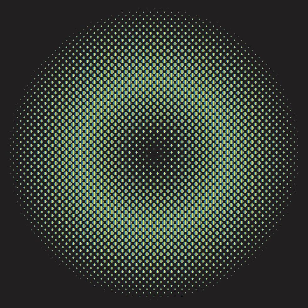 Halftone Pattern Design with background vector