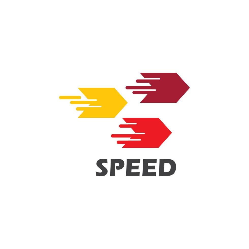 vector de logotipo de velocidad