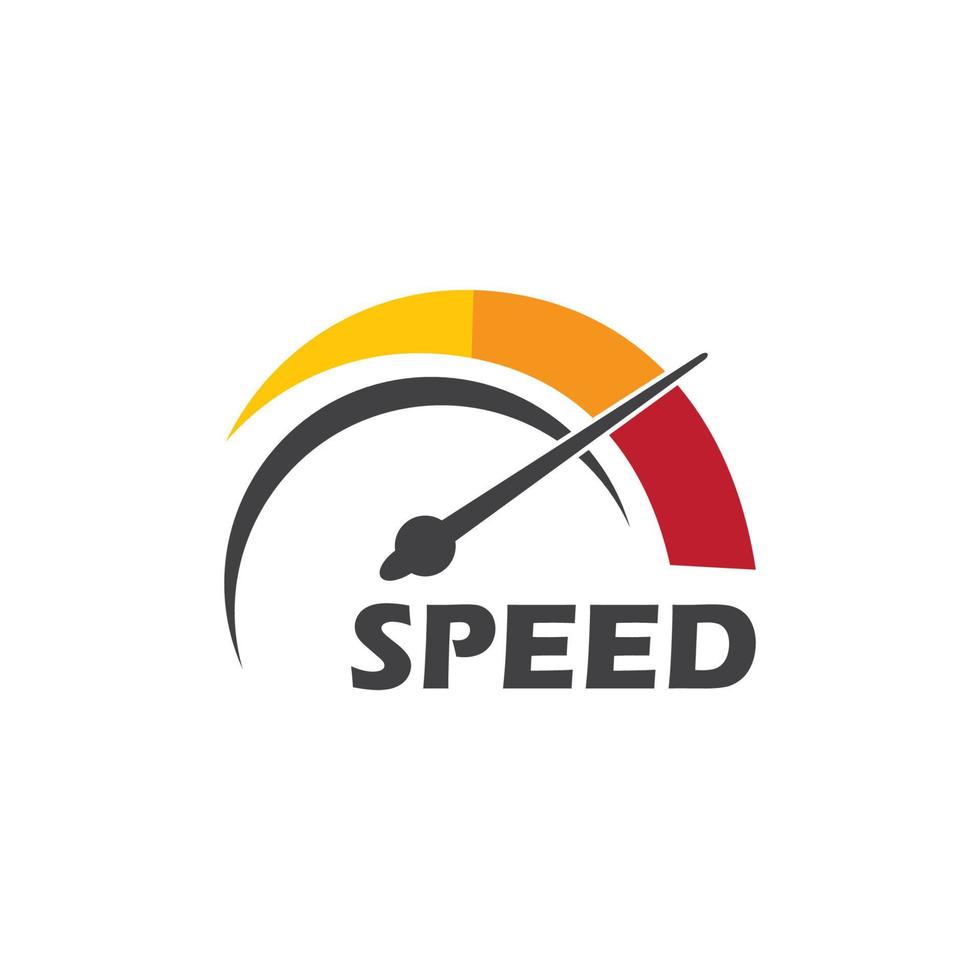 vector de logotipo de velocidad