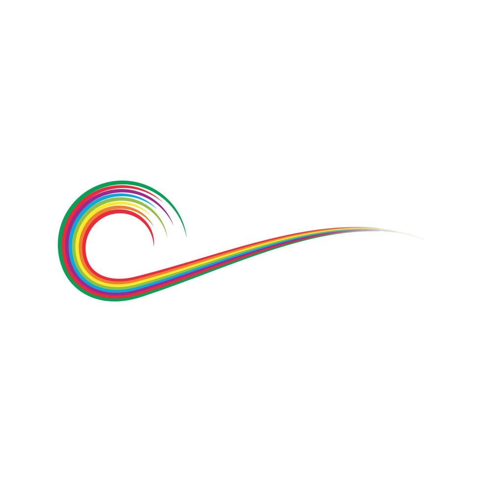 Rainbow illustration vector