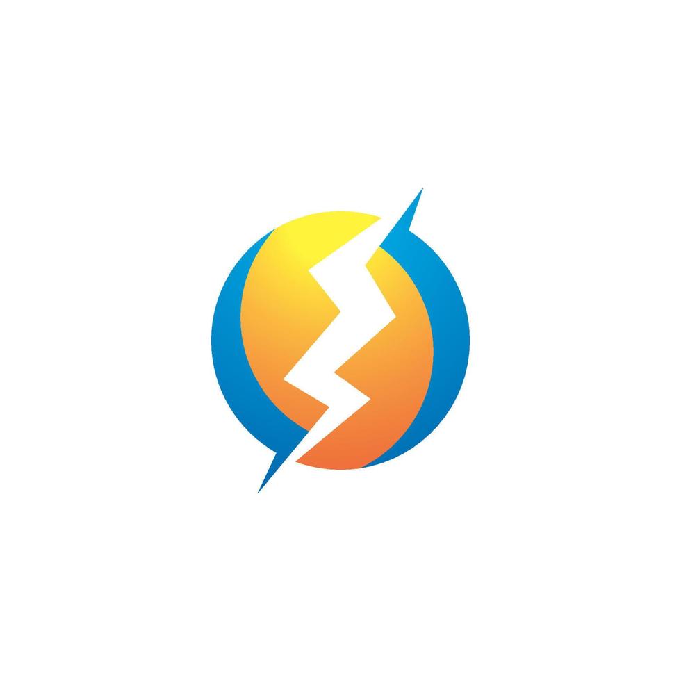 Lightning Logo Template vector