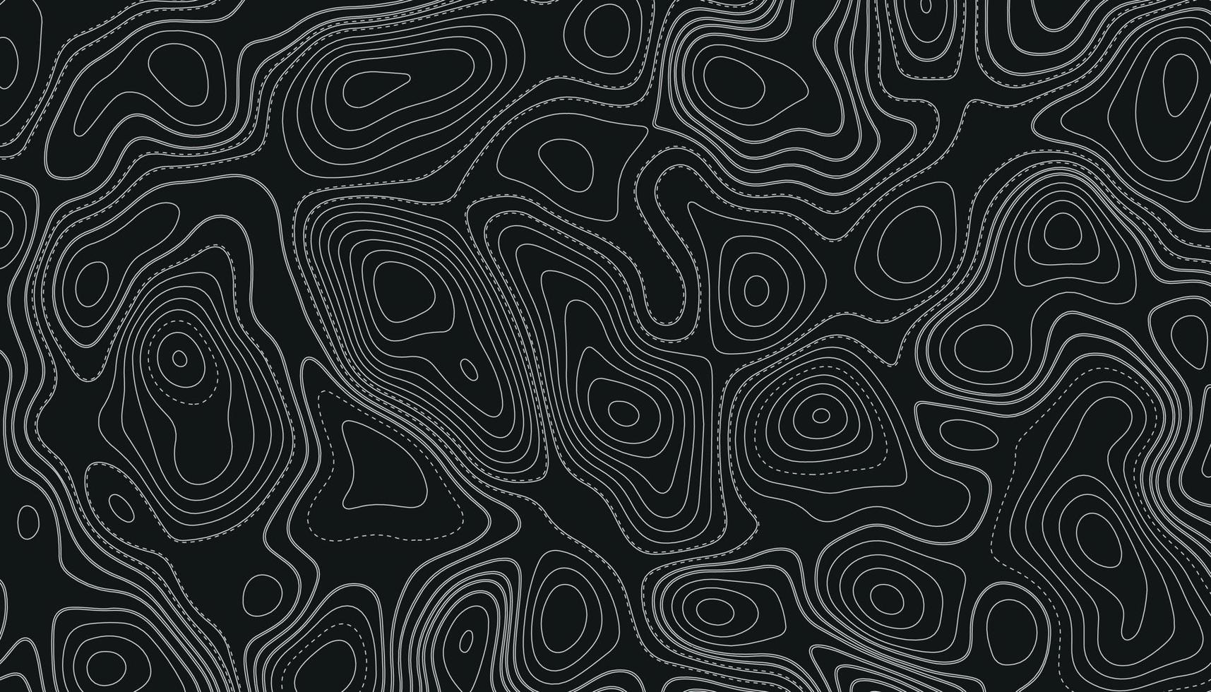 Topographic map lines background. Futuristic wireframe landscape background. vector